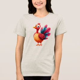 Triblenda Camiseta de mujeres turcas de Acción de Gracias