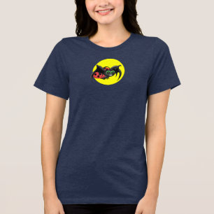Triblenda Camiseta de murciélago mariquita vampiro