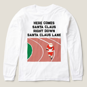 Triblenda Camiseta de Navidad de atletismo