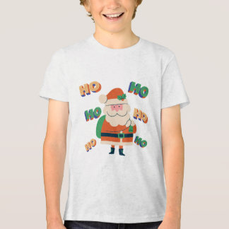 Triblenda Camiseta de Navidad Ho Ho Ho | Gráfico Divertido d