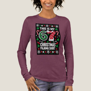Triblenda Camiseta de Navidad Six Seven 6 7 Meme Pijama
