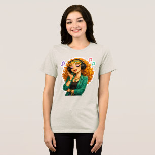 Triblenda Camiseta de niña de dibujos animados Rosie Max – N