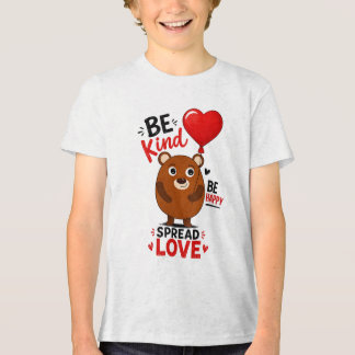 Triblenda Camiseta de niño con un oso de peluche