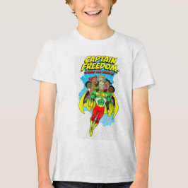 Triblenda Camiseta de niño de dibujos animados de Freedom Ma