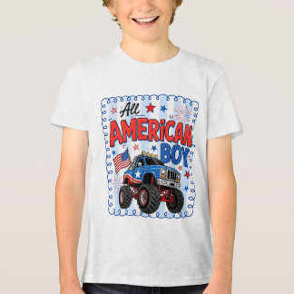 Triblenda Camiseta de Niño Totalmente Americano