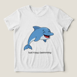 Triblenda Camiseta de niños delfín Nada más que nadar – Océa