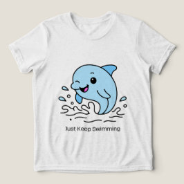 Triblenda Camiseta de niños delfín Nada más que nadar – Océa