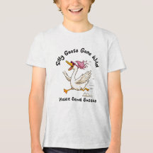 Camiseta de niños salvajes "Silly Goose Gone" - Pe