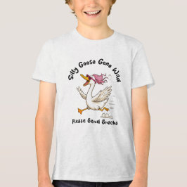 Triblenda Camiseta de niños salvajes "Silly Goose Gone" - Pe