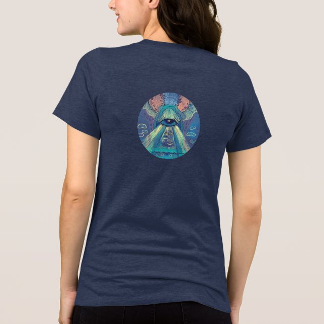 Triblenda camiseta de ojo simbólico (Reverso )