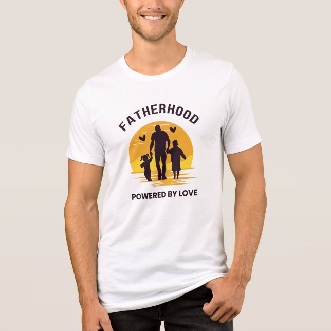 Triblenda Camiseta de Padre con Poder del Amor (Anverso)