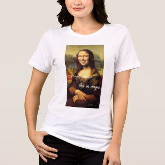 Triblenda Camiseta de parodia divertida de la sonrisa de la 