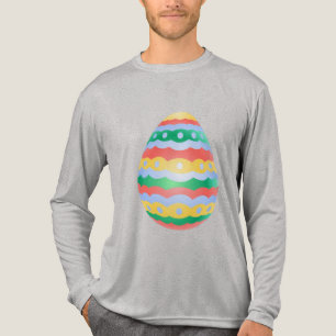 Triblenda Camiseta de Pascua Camiseta de huevo de Pascua par