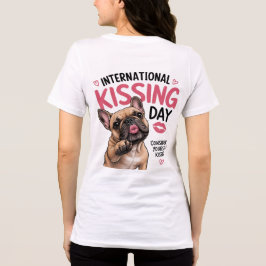 Triblenda Camiseta de perro bulldog francés del Día Internac