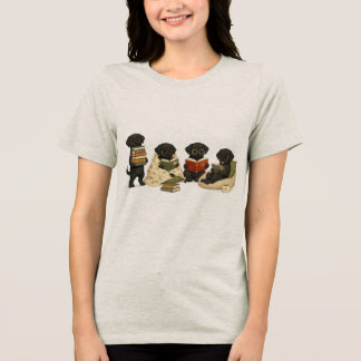 Triblenda Camiseta de Perros Leyendo Acogedores | Regalo par