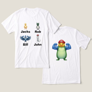 Triblenda Camiseta de personajes de pájaros mejores amigos