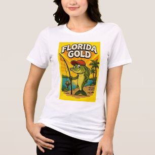 Triblenda Camiseta de pesca con temática en Florida