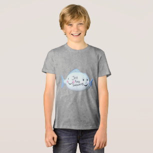 Triblenda Camiseta de pescado motivacional