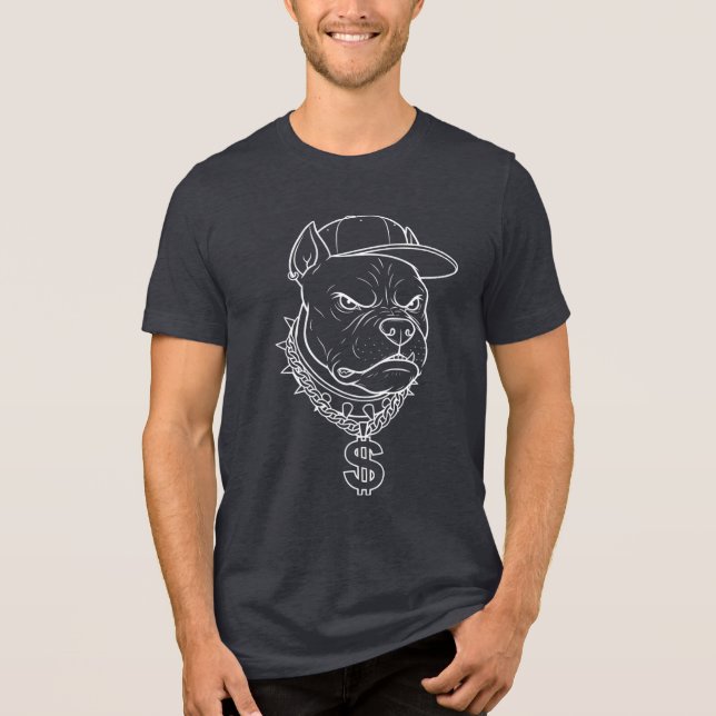 Triblenda Camiseta de Pitbull (Anverso)