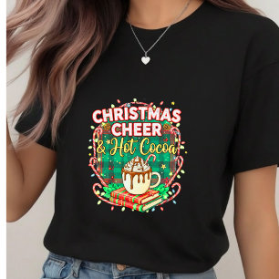 Triblenda Camiseta de Plaid Navideño para Amantes de Libros