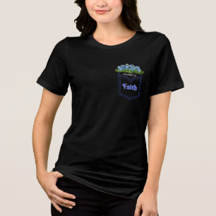 Triblenda Camiseta de 'Pocketful of Faith' (bolsillo falso)