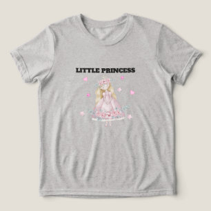 Triblenda Camiseta de Princesita Linda para Niñas Rosa Jus