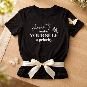 Triblenda Camiseta de Priorizarte a Ti Mismo