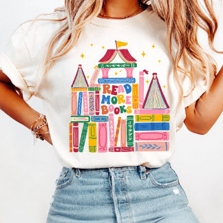Triblenda Camiseta de profesor Lee más libros Profesor amant