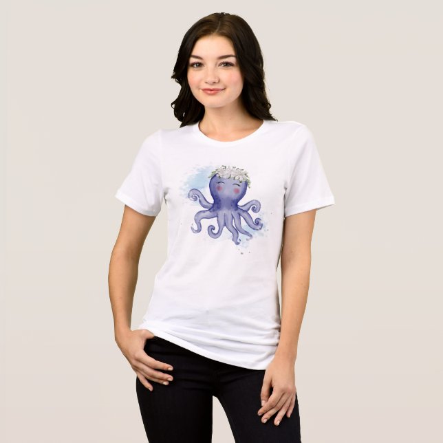 Triblenda Camiseta de pulpo (Anverso Completo)