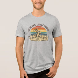 Triblenda Camiseta de Recuento de Ganado Vaquero Occidental,