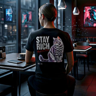 Triblenda Camiseta de regalo con mentalidad de permanecer ri