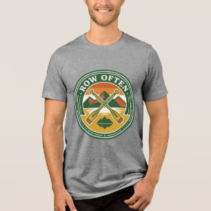 Triblenda Camiseta de remo de balsa Rema a menudo Remo de ca