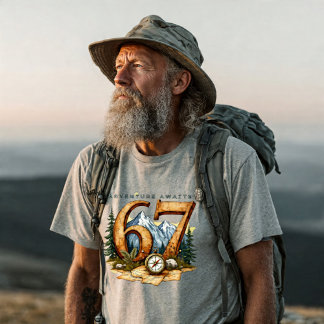Triblenda Camiseta de retiro de aventura 67 – Viajes y al ai