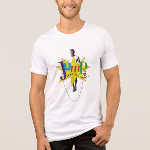 Triblenda Camiseta de saltar la cuerda para la salud