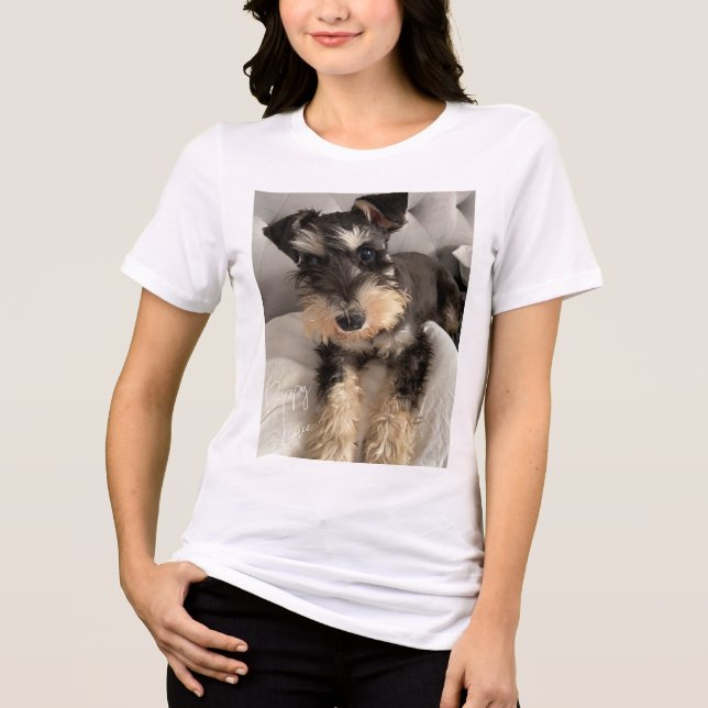 Triblenda Camiseta de Schnauzer (Anverso)