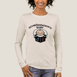 Triblenda Camiseta de Schrödinger para Bebé – ¿Niño o Niña?