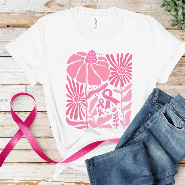 Triblenda Camiseta de sensibilización sobre el cáncer de flo (Subido por el creador)