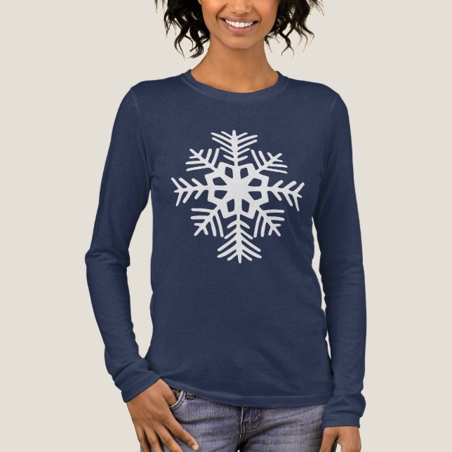 Triblenda Camiseta De Snowflake (Anverso)