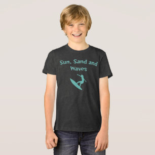 Triblenda Camiseta de Sun, Sand y Waves