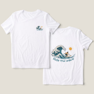 Triblenda Camiseta de surf 'Ride the Wave'