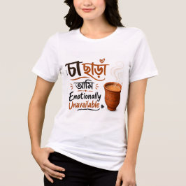 Triblenda Camiseta de té bengalí para amantes del Chai