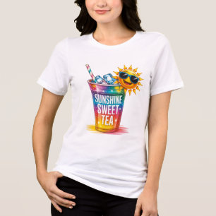 Triblenda Camiseta de Té Dulce con Sol - Encanto Sureño