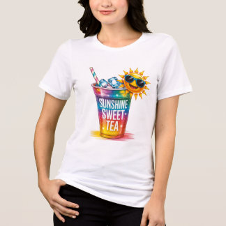 Triblenda Camiseta de Té Dulce con Sol - Encanto Sureño