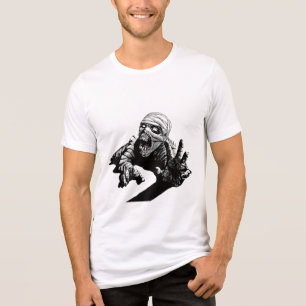 Triblenda Camiseta de terror de momia maldita