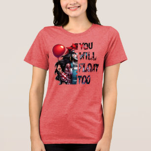 Triblenda Camiseta de terror 'Tú también flotarás'