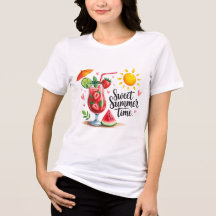 Camiseta de Tiempo Dulce de Verano - Clima Cálido