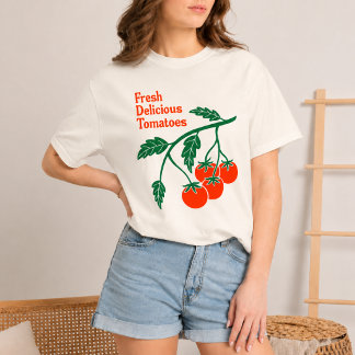 Triblenda Camiseta de Tomates Deliciosos Frescos – Tomate Vi
