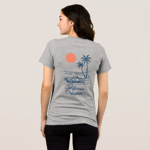 Triblenda Camiseta de tres mezclas femeninas Bella+Canvas