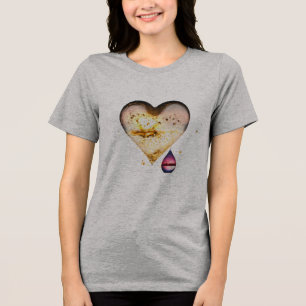 Triblenda Camiseta de tres mezclas femeninas Bella+Canvas