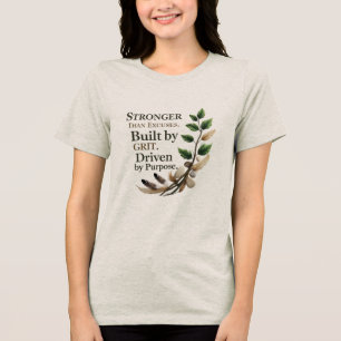 Triblenda Camiseta de tres mezclas para mujeres Bella+Canvas